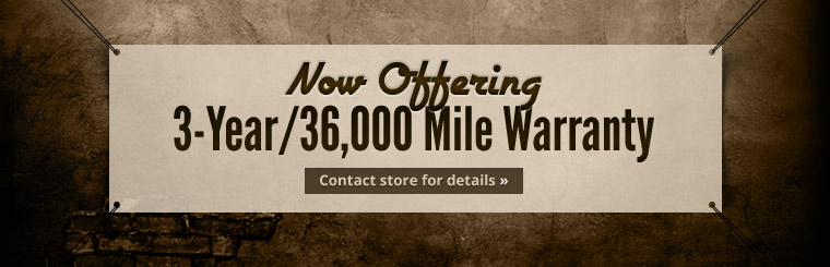 3yr36kMile warranty